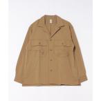 シャツ /KATO(カトー)/２１１　ナイロンオープンカラーワークシャツ メンズ レディース