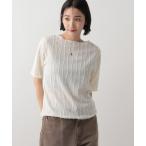 tシャツ ジャガードフリンジ5S 495079 レディース