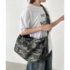 ショルダーバッグ バッグ 迷彩柄キャンバスショルダーバッグ レディース