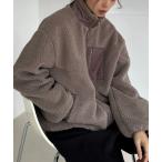 ブルゾン アウター 「Good Riddance」スタンド ボア ブルゾン レディース