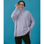 「UNFILO」 タートルネックニット MEDIUM パープル レディース