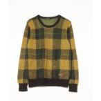ショッピングBURBERRY 「BURBERRY BLACK LABEL」 チェック柄長袖ニット 2 イエロー メンズ