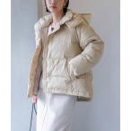 ショッピングnano 「NANO universe」 ダウンジャケット FREE ライトベージュ レディース