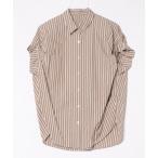 ブラウス シャツ 「Scrap Book」別注　タックスリーブマルチストライプシャツ レディース