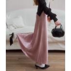 ショッピングサテン スカート サテンフレアスカート/satin flared skirt