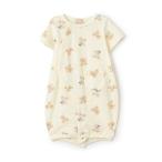 ベビー服 ロンパース クマ総柄2WAYオール
