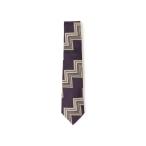 ネクタイ FRANCO BASSI / シルク ジグザグ ネクタイ