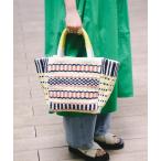 かごバッグ カゴバッグ 「別注」Lilas Campbell / ジャカード トートバッグ