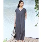 ワンピース 「SLOW/一部店舗限定」ナチュラルピケワッシャー ワンピース