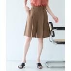 パンツ 「セットアップ対応」リネンライクハーフパンツ494245 レディース