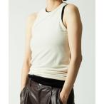 タンクトップ ノースリーブ 「AEWEN MATOPH」ベロア アメリカンスリーブ タンクトップ レディース