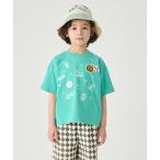 tシャツ ワッペン付き半袖Tシャツ キッズ 子供服 男の子 女の子