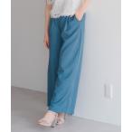 パンツ 2025春夏新作 細リボンワイドパンツ レディース