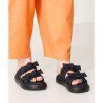 ショッピング厚底 サンダル サンダル ダブルリボンベルト厚底サンダル/51219 レディース