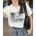 tシャツ 「ユニセックス」サマーフォトグラフィックTシャツ レディース メンズ