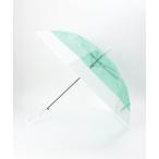 ショッピング傘 レディース 傘 カラー切り継ぎビニール傘 レディース