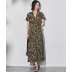 ワンピース 花柄カシュクールワンピース