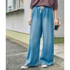 ジーンズ デニム デニムパンツ ウォッシュ加工 ワイド イージー デニムパンツ レディース メンズ