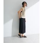 ワンピース SET2点ラメメッシュベスト+リブワンピース