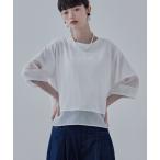 tシャツ シアーランタンスリーブPO レディース