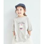 tシャツ 「UVカット」「吸水速乾」「接触冷感」サマーファンクション ガーリープリント半袖Tシャツ キッズ 子供服 男の子 女の子