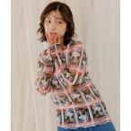 tシャツ 152611:女の子・ランタン・花柄 3柄展開チュールロンT レディース