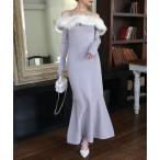 「ROYAL PARTY」 ニットワンピース FREE パープル レディース