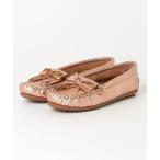 「Minnetonka」 フラットパンプス 7 ゴールド レディース