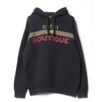 「GUCCI」 プルオーバーパーカー M ブラック メンズ