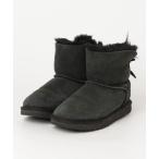 「UGG」 ムートンブーツ 24cm ブラック レディース