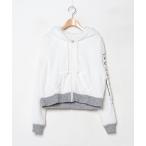 「Hollister」 ジップアップパーカー M ホワイト レディース