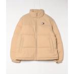 「TOMMY JEANS」 ダウンジャケット SMALL ベージュ メンズ