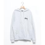 「STUSSY」 プルオーバーパーカー SMALL アッシュグレー メンズ