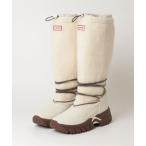 「HUNTER」 ロングブーツ - ホワイト レディース