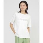 tシャツ 「カタログ掲載品」「接触冷感」「ウォッシャブル」超冷感コットンスムースホットフィットロゴTシャツ レディース