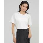 tシャツ 「カタログ掲載品」「接触冷感」「ウォッシャブル」超冷感コットンスムースホットフィットドットカットソー レディース