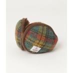 [HARRIS TWEED] в клетку наушники - Brown мужской 