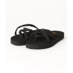 「Teva」 フラットサンダル 7(24) ブラック レディース