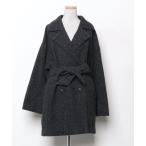 「ADAM ET ROPE'」 ピーコート F ブラック レディース