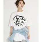 tシャツ THEATREPRODUCTSカレッジロゴプリントTシャツ レディース
