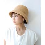 帽子 ハット ラフィアバケットハット レディース