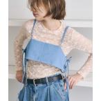 キャミソール デニムビスチェ