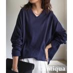 tシャツ シュッと美コクーンバスクトップス レディース