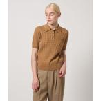 ニット セーター 「Steven Alan」ケーブル ポロニット レディース