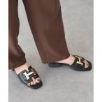 サンダル 「Oh my Sandals」メタルオーナメントミュールサンダル(E52300) レディース