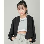 パーカー セミシアーすそドロストZIPパーカー キッズ 子供服 女の子