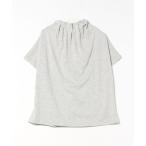 tシャツ 接触冷感 ギャザートップス レディース
