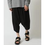 パンツ 着る紫外線対策素材!サルエル ドライ ストレッチパンツ メンズ レディース