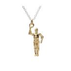 ネックレス STAR WARS/スターウォーズ C3-PO ぶら下がりネックレス/SILVER925/シルバー925 メンズ レディース