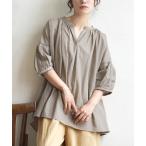 「e-zakkamania stores」 7分袖チュニック M グレー レディース